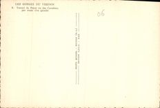 CPM Les Gorges du Verdon Tunnel de Fayet vu des Cavaliers par route rive gauche 