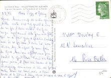 CPM La Cote d'Azur Villefranche sur Mer Vue sur les quais la Forteresse et la Darse 