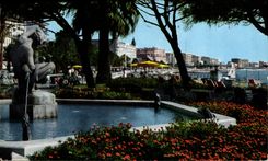 CPM Cote d'Azur Cannes Les Jardins et les hotels 