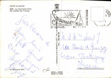 CPM Cote d'Azur La Corniche d'Or les rochers du Trayas 