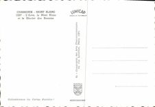 CPM Chamonix Mont Blanc L'Arve le Mont Blanc et le Glacier des Bossons 