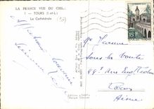 CPM Tours I et L La Cathedrale 