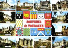 CPM Souvenir de Touraine 