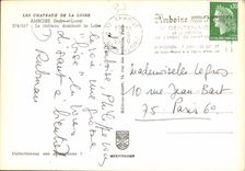 CPM Amboise Indre et Loire Le chateau dominant la Loire 