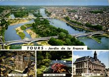 CPA Tours Jardin de la France Indre et Loire 