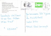 CPA Chateau du Clos Luce Indre et Loire