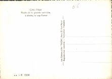 CPM Cote d'Azur Route de la grande corniche a droite le cap Ferrat