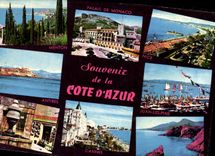 CPM Souvenir de la Cote d'Azur 