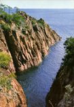 CPM Cote d'Azur Les rochers rougues 