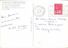 CPM Vence Alpes Maritimes Le Village vu de la terrasse