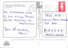 CPM Versailles et ses Merveilles Le Chateau Vue aerienne 