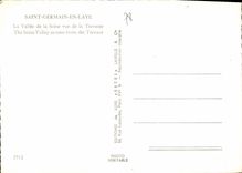 CPM Saint Germain en Laye La Vallee de la Seine vue de la Terrasse 