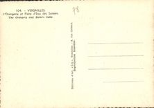 CPM Versailles L'Orangerie et Piece d'Eau des Suisses 