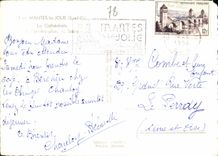 CPM Mantes la Jolie S et O La Cathedrale