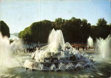 CPM Versailles Bassin de Latone Grandes eaux 