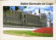CPM Saint Germain en Laye Yvelines Le Chateau facade cote parc 