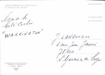 CPM Saint Germain en Laye Yvelines Le Chateau facade cote parc 