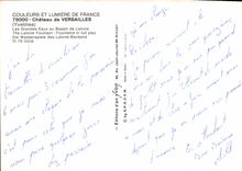 CPM Chateau de Versailles Yvelines 