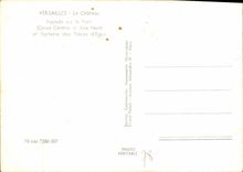 CPM Versailles Le Chateau Facade sur le Parc 