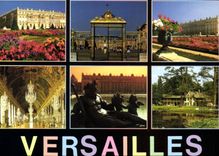 CPM Versailles Le Chateau La Grille d'Honneur 