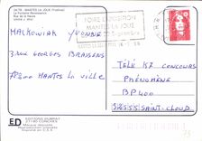 CPM Mantes La Jolie Yvelines La Fontaine Renaissance