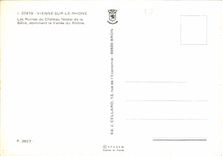 CPM Les ruines de la Batie et la vallee du Rhone au Nord de Vienne 