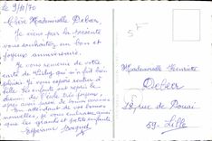 CPM Fleurs (carte toilee)