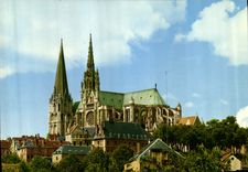 CPM Chartres Eure et Loir La Cathedrale 
