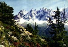 CPM Chamonix Mont Blanc Aiguille de Chamonix vue de Planpraz 
