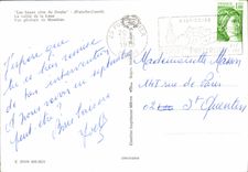 CPM Les beaux sites du Doubs Franche Comte