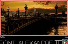 CPM Paris Pont Alexandre III 