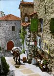 CPM Cote d'Azur Provence Vieille rue et scene pittoresque du folklore mediterraneen 