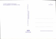 CPM Saint Astier Dordogne La vue generale et les bords de l'Isle 