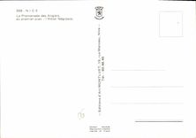 CPM Nice La Promenade des Anglais au premier plan l'Hotel Negresco 