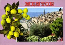 CPM La Cote d'Azur Menton Perle de France Echappee sur la Vieille Ville 