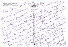 CPM La Cote d'Azur Menton Perle de France Echappee sur la Vieille Ville 