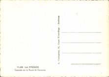 CPM Les Pyrenees Cascade sur la Route de Gavarnie 