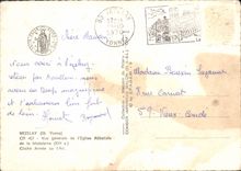 CPM Vezelay Yonne Vue generale de l'Eglise Abbatiale de la Madeleine