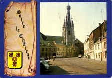 CPM Solre le Chateau Place Fermauwez L'Eglise 