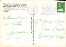 CPM La Cote d'Azur miracle de la nature Sainte Agnes Alpes Maritimes 