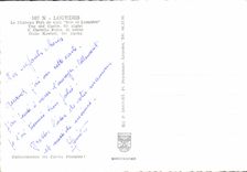 CPM Lourdes Le Chateau Fort de nuit Son et Lumiere 