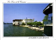 CPM Le Lac et le Casino Enghien les Bains 