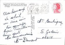 CPM En Parcourant le Languedoc Dans le cirqie de Moureze Herault Les vieilles maisons du Village et 