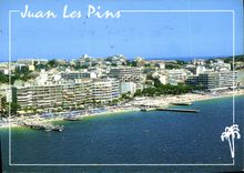 CPM La Cote d'Azur French Riviera Juan les Pins Vue Generale 