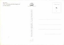 CPM Nice La Promenade des Anglais et le Mont Boron 