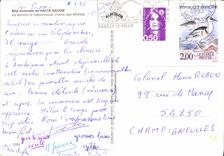 CPM Site hivernale en Haute Savoie ou domine la majestueuse chaine des Aravis