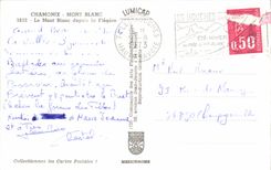 CPM Chamonix Mont Blanc Le Mont Blanc depuis la Flegere 
