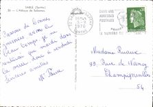 CPM Sable Sarthe L'Abbaye de Solesmes 