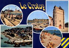 CPM Le Crotoy Somme Le Port Le port de plaisance 