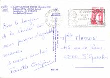 CPM Saint Jean de Monts Vendee L'Eglise